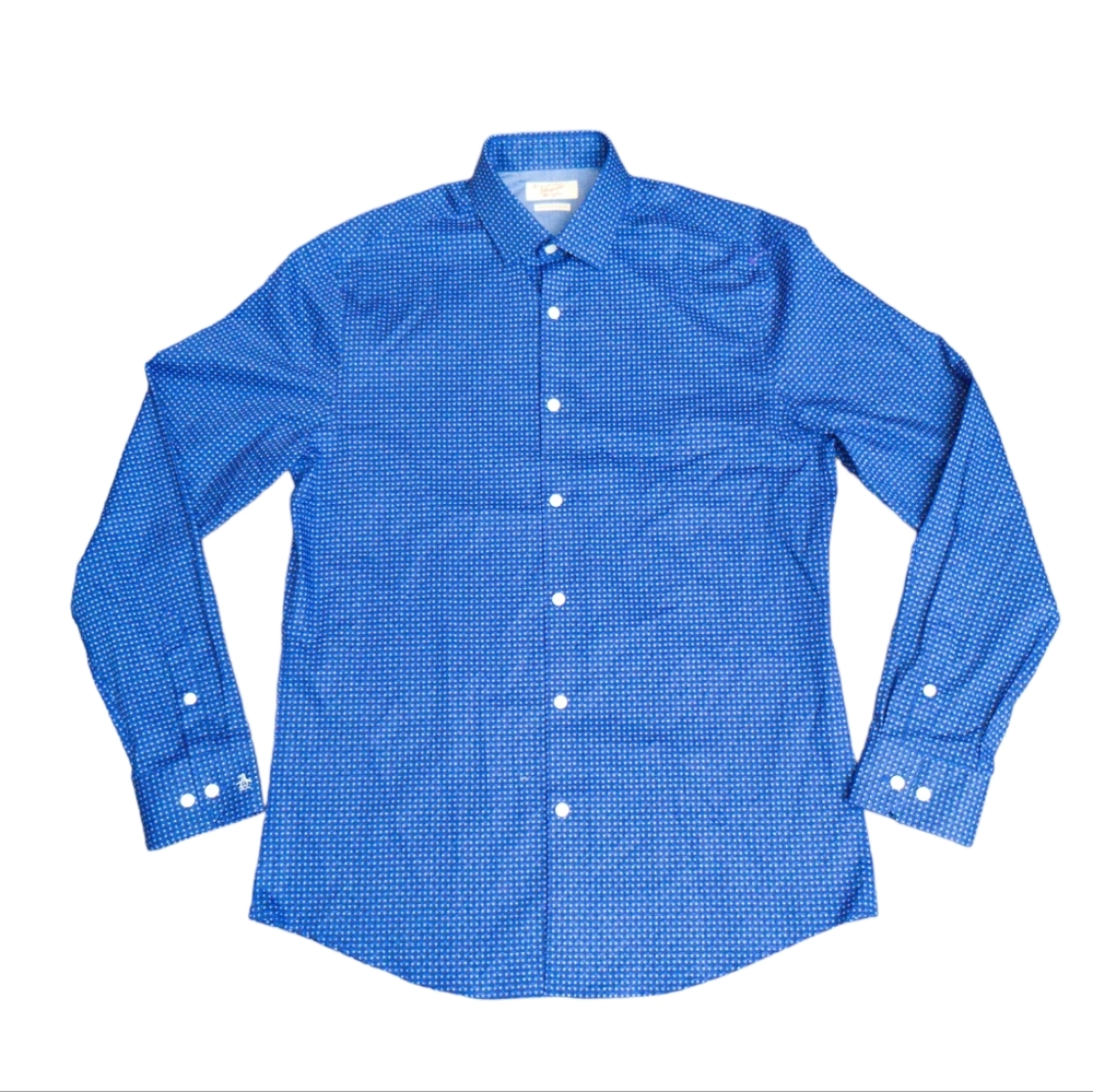 Men's an original penguin long sleeve/ blue shirt size 15.5  (34-35)